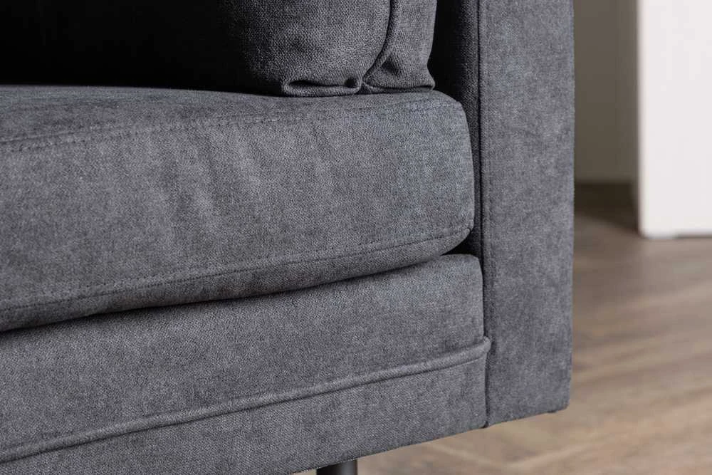 Venture Design Fotelis, Boom viengulė sofa, 86x84x110 cm, Juoda
