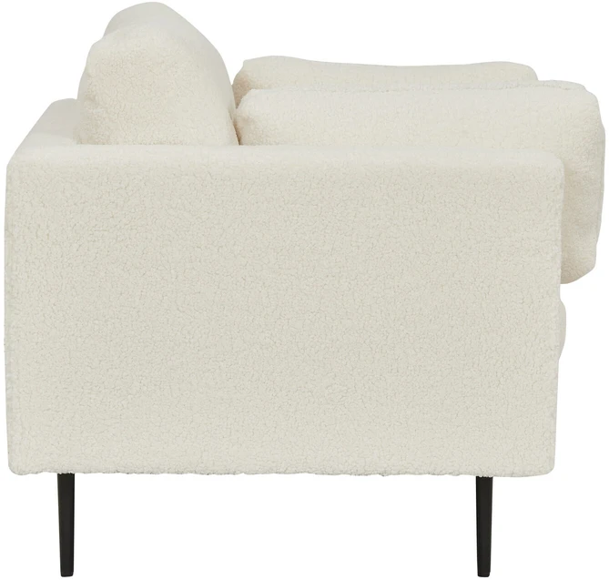 Venture Design Fotelis, Boom vienvietis kėdė - Teddy, 86x84x110 cm, Balta