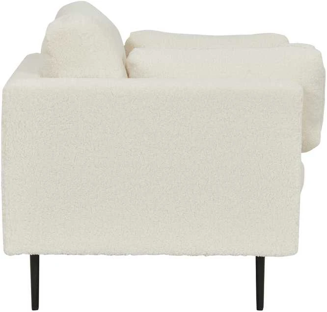 Venture Design Fotelis, Boom vienvietis kėdė - Teddy, 86x84x110 cm, Balta