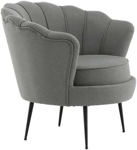 Venture Design Fotelis, Calais, 77x76x83 cm, Pilka