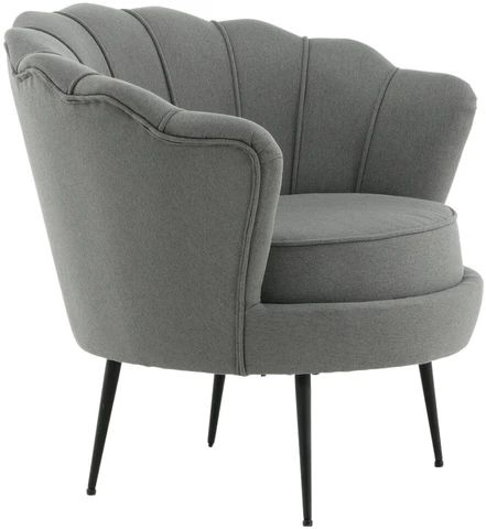 Venture Design Fotelis, Calais, 77x76x83 cm, Pilka