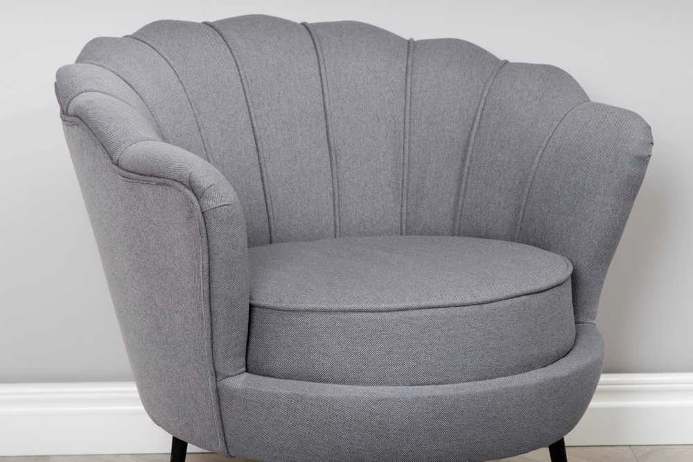 Venture Design Fotelis, Calais, 77x76x83 cm, Pilka