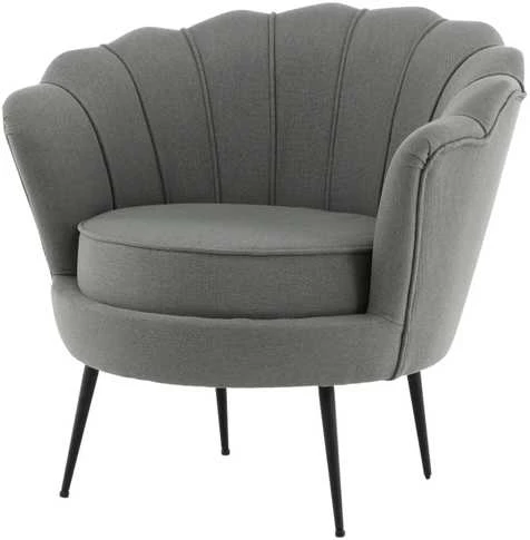 Venture Design Fotelis, Calais, 77x76x83 cm, Pilka