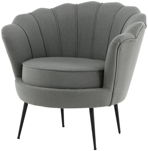 Venture Design Fotelis, Calais, 77x76x83 cm, Pilka