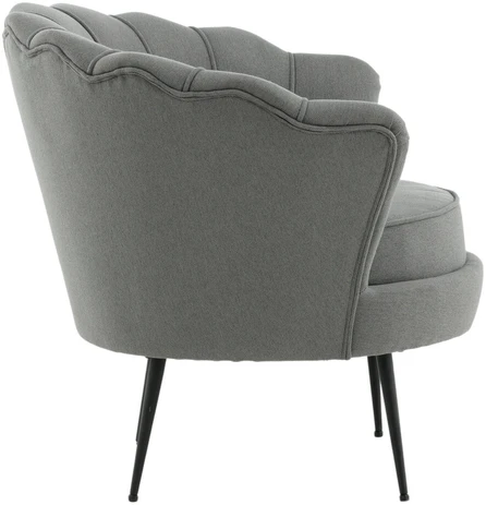 Venture Design Fotelis, Calais, 77x76x83 cm, Pilka