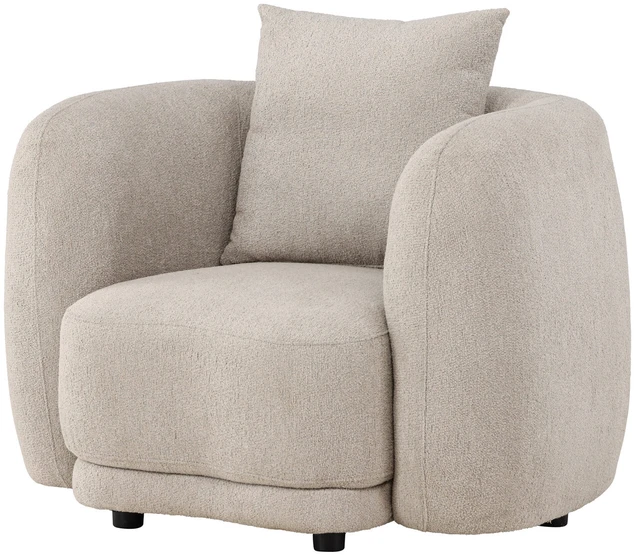Venture Design Fotelis, Cielo 1-vietės sofa, 110x97x72 cm, Bežis