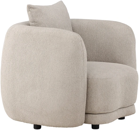 Venture Design Fotelis, Cielo 1-vietės sofa, 110x97x72 cm, Bežis