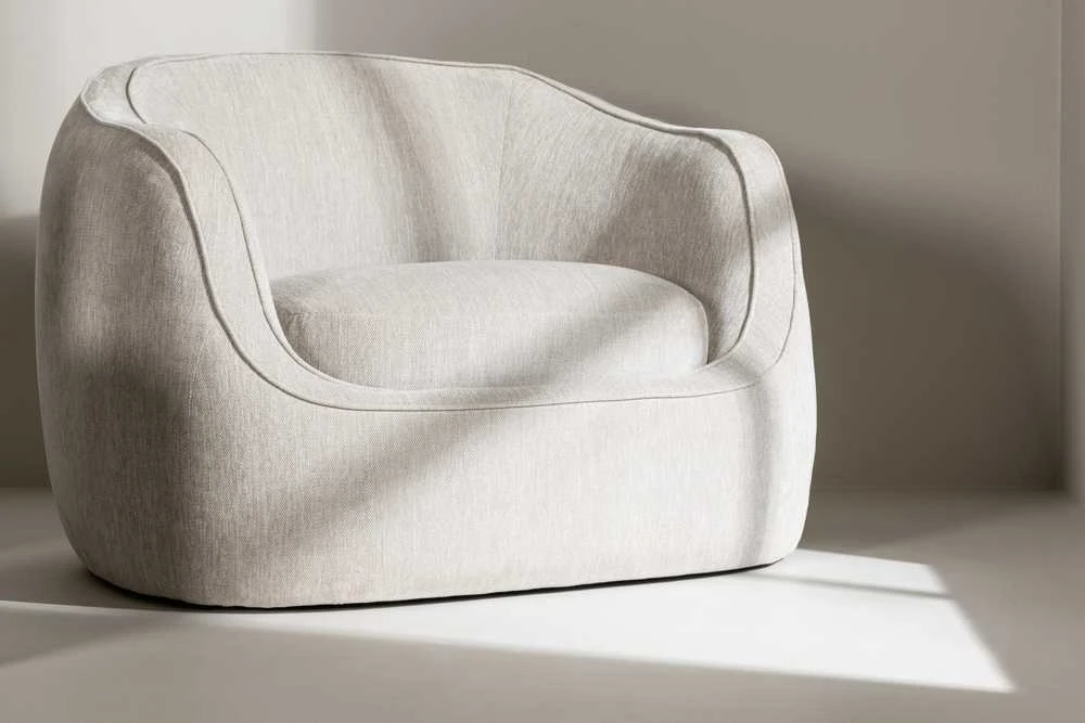 Venture Design Fotelis, Elio 1 vieta, 96x108x75 cm, Šviesiai pilka