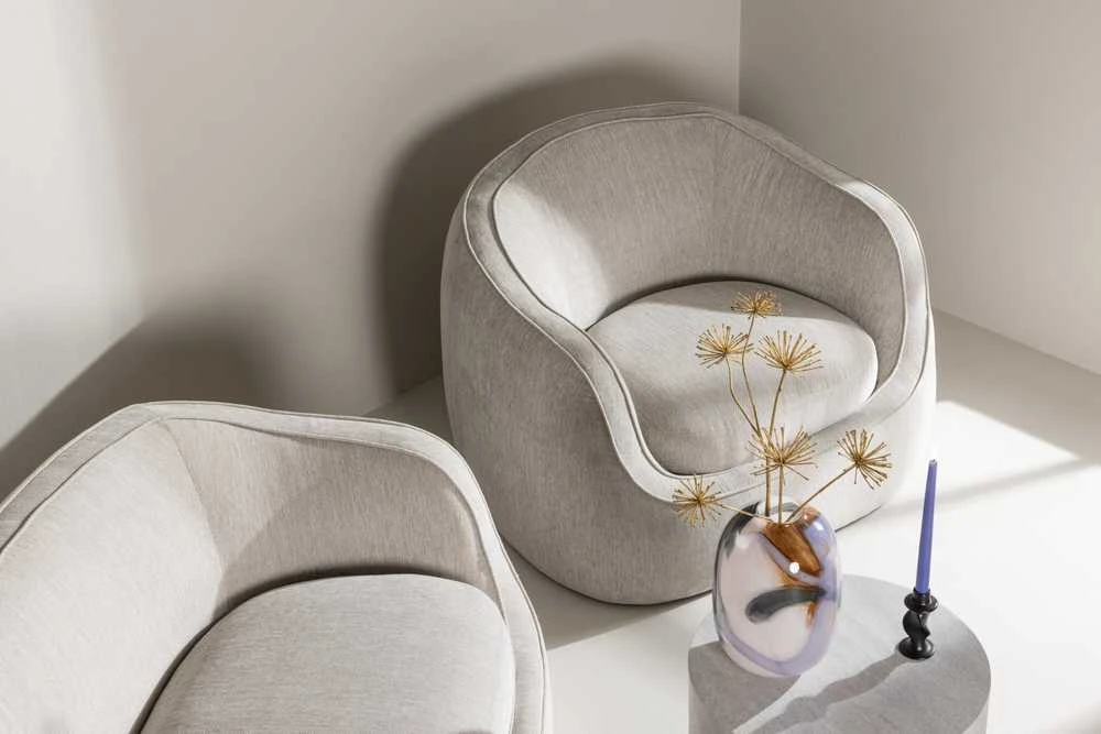 Venture Design Fotelis, Elio 1 vieta, 96x108x75 cm, Šviesiai pilka