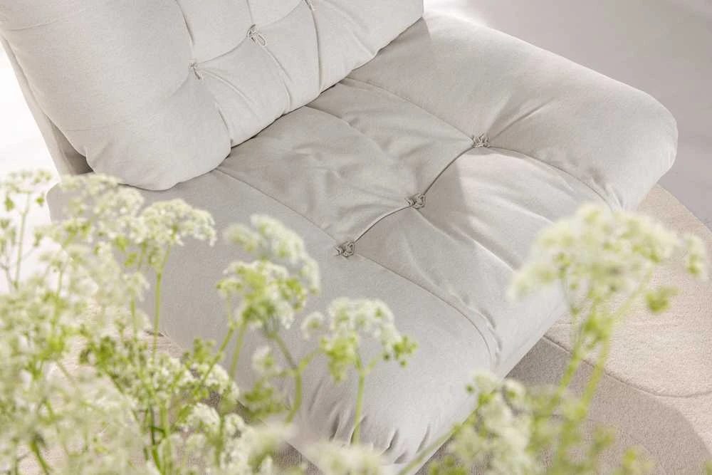 Venture Design Fotelis, Florens vienvietis sofa, 103.5x108x105 cm, baltos spalvos