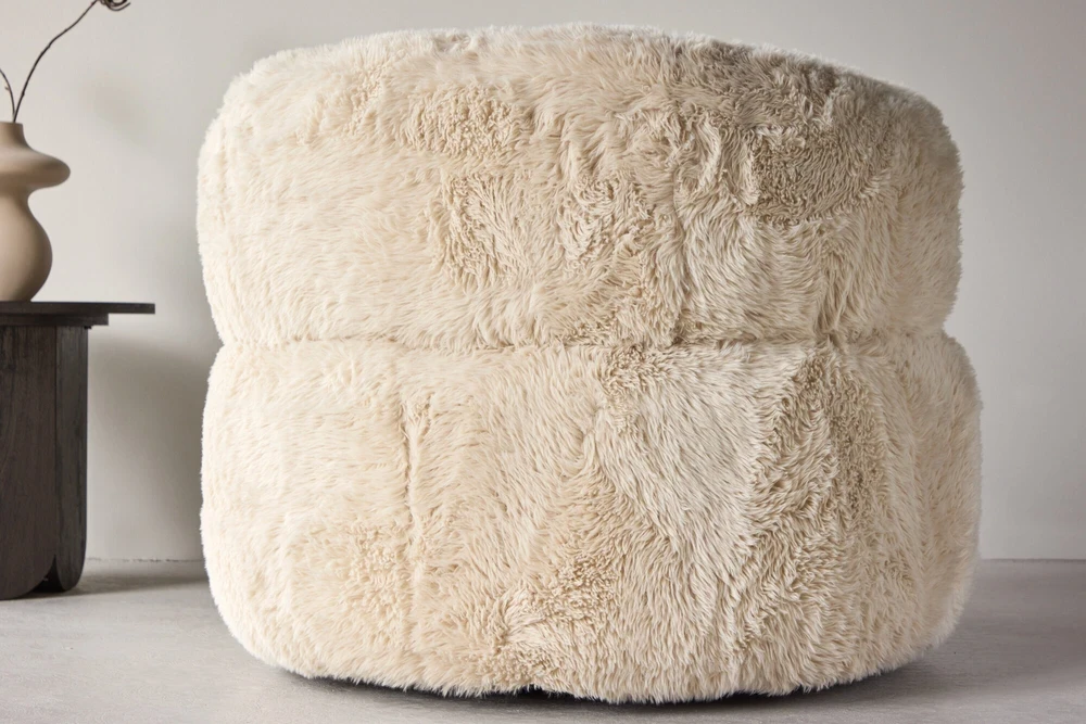 Venture Design Fotelis, Gert, Balta, 82x72x87 cm