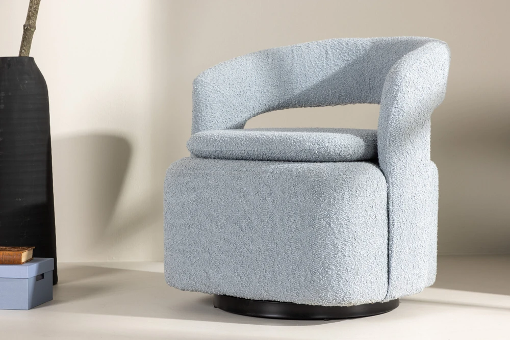 Venture Design Fotelis, Laurel, 72x69x75 cm, Šviesiai Mėlyna