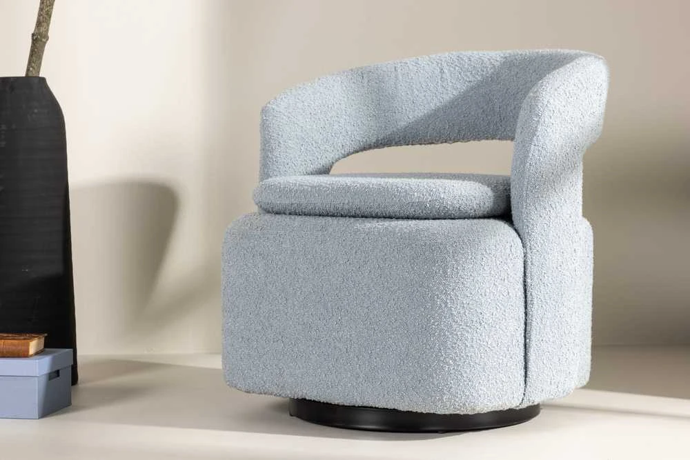 Venture Design Fotelis, Laurel, 72x69x75 cm, Šviesiai Mėlyna