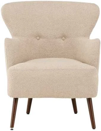 Venture Design Fotelis, Lincoln viengulė sofa, 77x85x76 cm, Bežis