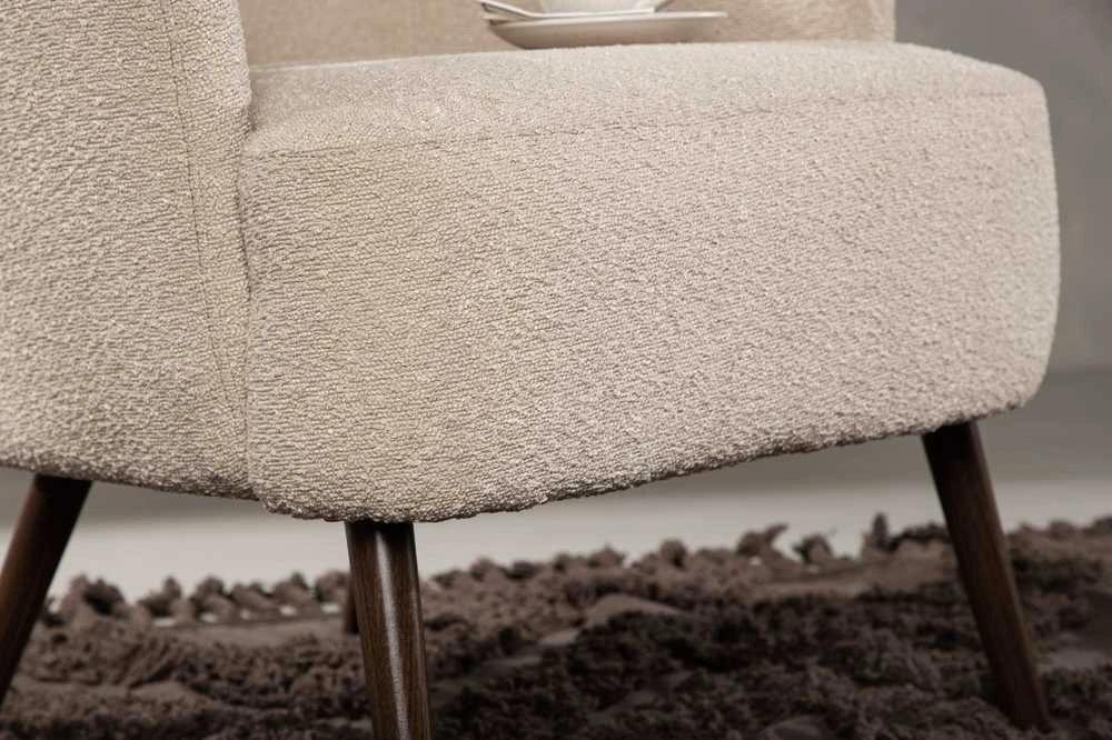 Venture Design Fotelis, Lincoln viengulė sofa, 77x85x76 cm, Bežis