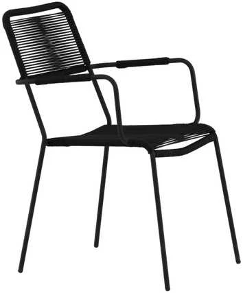 Venture Design Fotelis, Lindos, 66x55x85 cm, Juodas