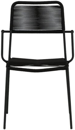 Venture Design Fotelis, Lindos, 66x55x85 cm, Juodas