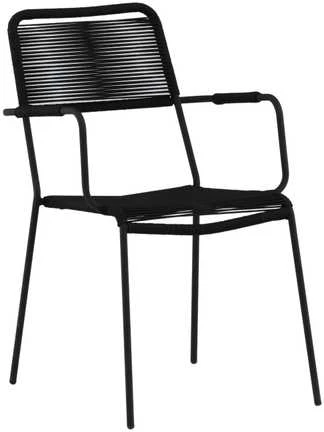 Venture Design Fotelis, Lindos, 66x55x85 cm, Juodas