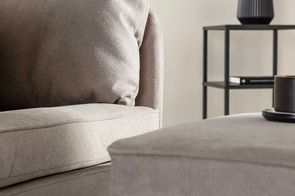 Venture Design Fotelis, Madrid vieno sėdynės sofa, 85x92.5x96 cm, pilka