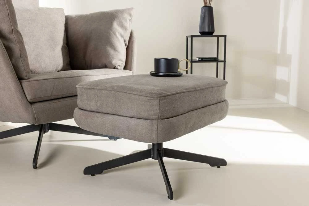 Venture Design Fotelis, Madrid vieno sėdynės sofa, 85x92.5x96 cm, pilka