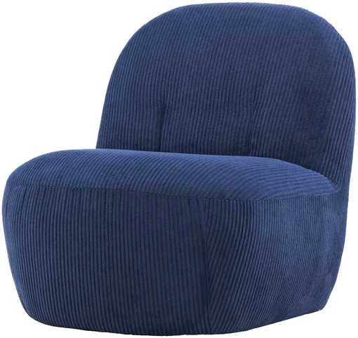 Venture Design Fotelis, Mahla, 82x70x77 cm, Tamsiai mėlyna