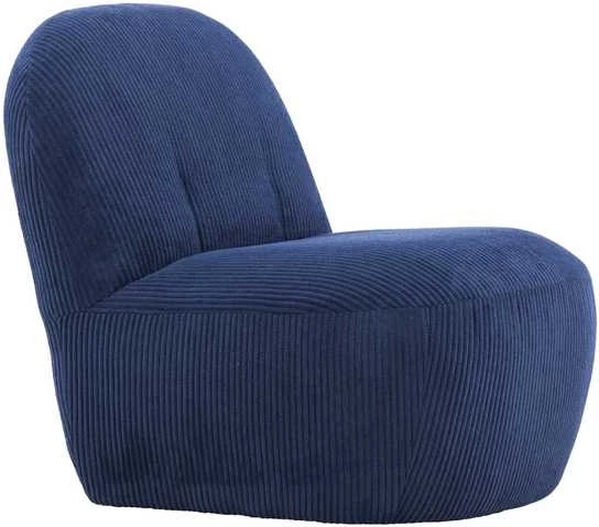 Venture Design Fotelis, Mahla, 82x70x77 cm, Tamsiai mėlyna