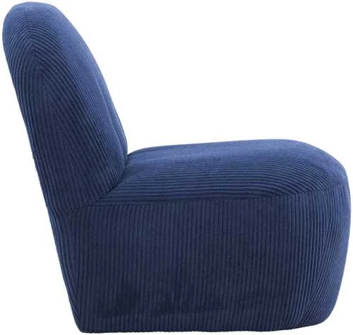 Venture Design Fotelis, Mahla, 82x70x77 cm, Tamsiai mėlyna