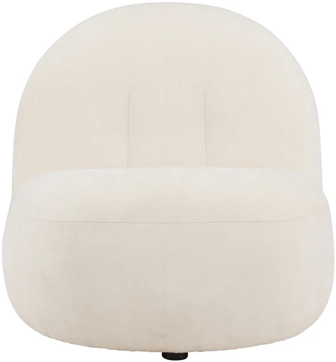 Venture Design Fotelis Omaha 87x61x65 cm baltos spalvos audinys