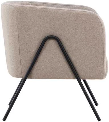 Venture Design Fotelis, Rika, 66x65x70 cm, Bežinis