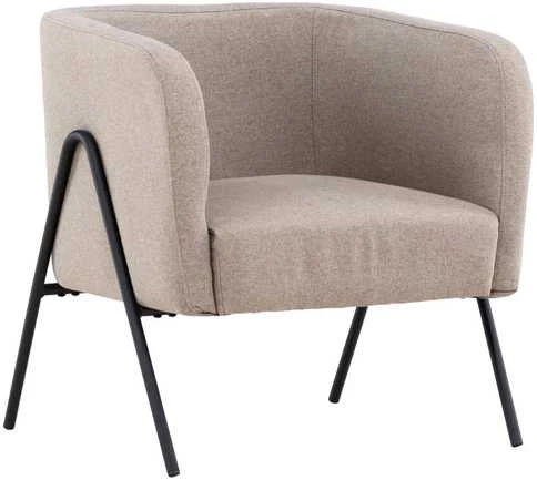 Venture Design Fotelis, Rika, 66x65x70 cm, Bežinis