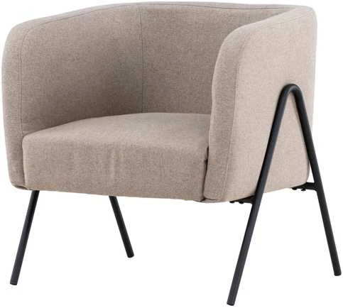 Venture Design Fotelis, Rika, 66x65x70 cm, Bežinis