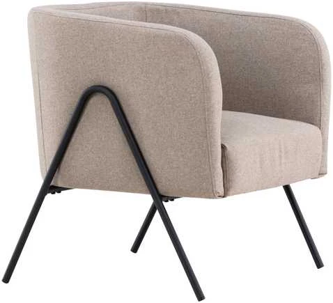 Venture Design Fotelis, Rika, 66x65x70 cm, Bežinis