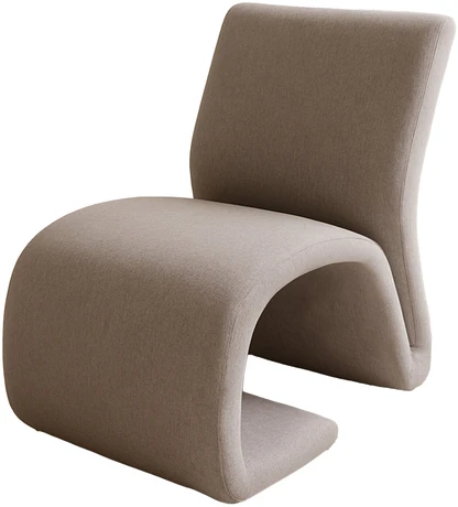 Venture Design Fotelis Rulls Plieno Rėmas 53x50x42 cm Ruda Lino