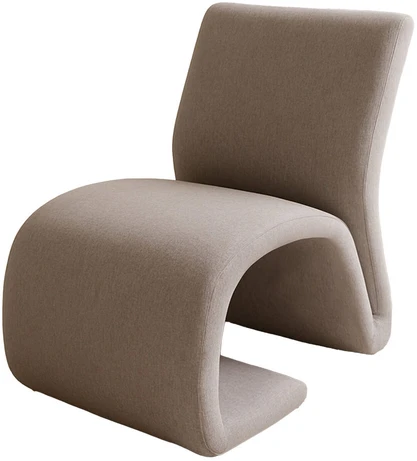 Venture Design Fotelis Rulls Plieno Rėmas 53x50x42 cm Ruda Lino