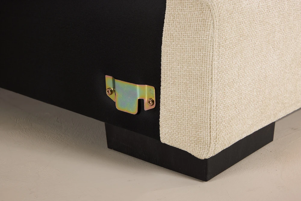 Venture Design Fotelis Salerno 70x67 cm Smėlio spalvos audinys