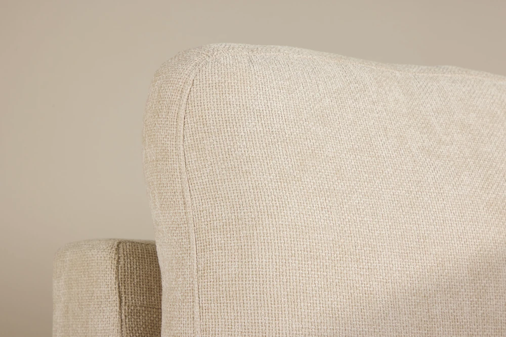 Venture Design Fotelis Salerno 70x67 cm Smėlio spalvos audinys