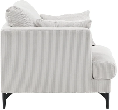 Venture Design Fotelis, Sofia vieno sėdynės sofa, 92x82x104 cm, Bėžinės spalva