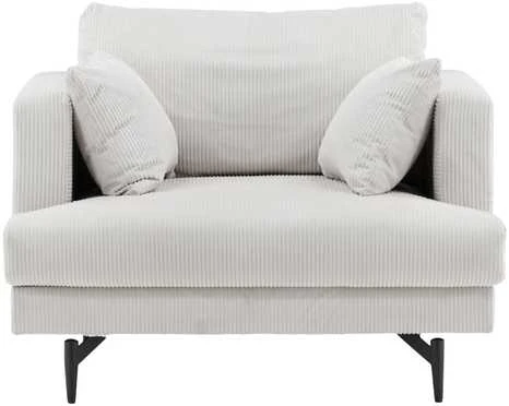 Venture Design Fotelis, Sofia vieno sėdynės sofa, 92x82x104 cm, kreminė spalva