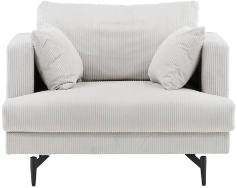 Venture Design Fotelis, Sofia vieno sėdynės sofa, 92x82x104 cm, Bėžinės spalva