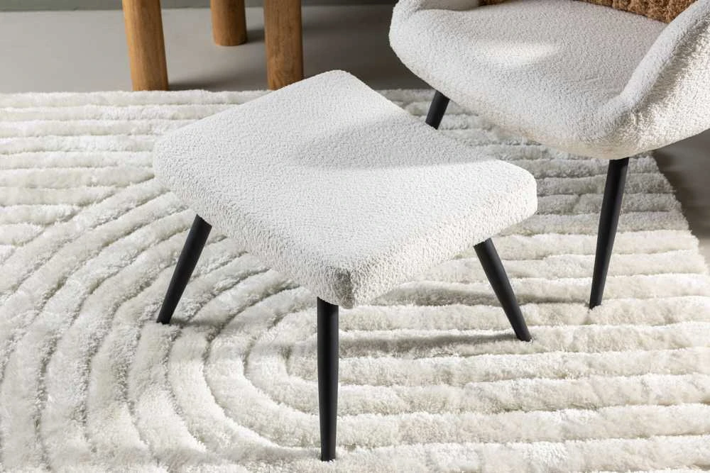 Venture Design Fotelis su Pogrupiu, Como Serija, 78x95x72 cm, Balta