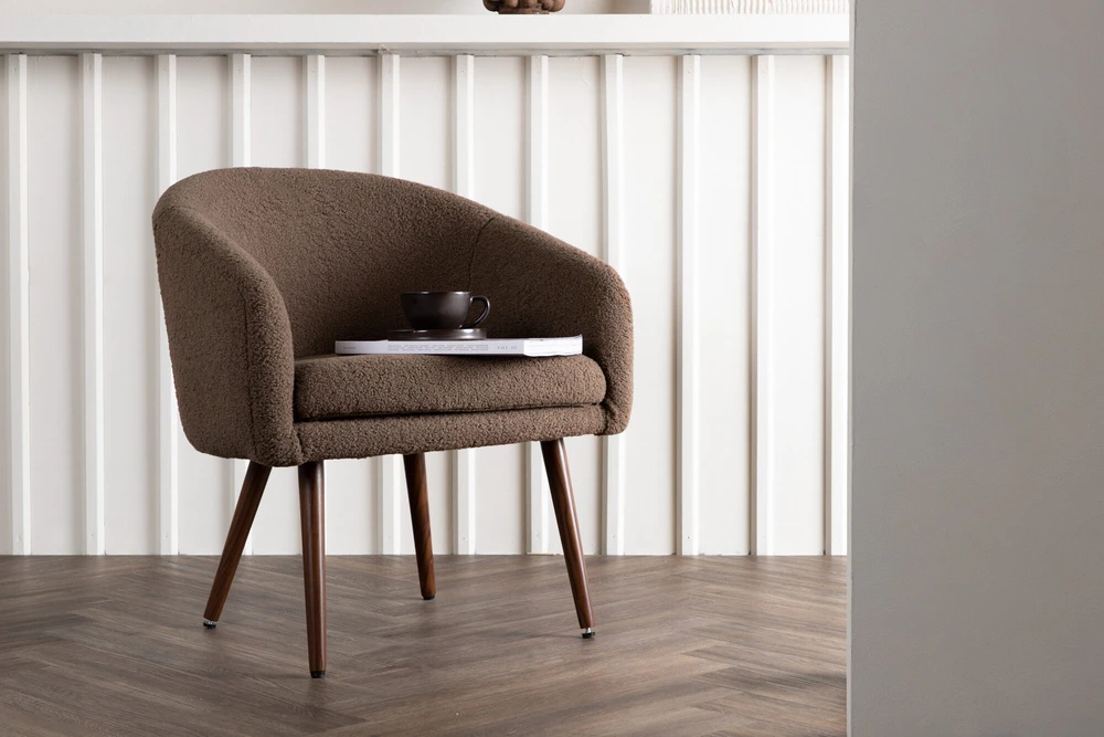 Venture Design Fotelis, Vanda Vienvietis Sofa, 63x75x68 cm, Ruda