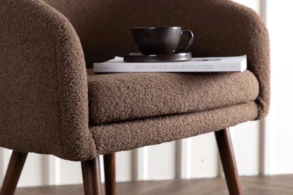 Venture Design Fotelis, Vanda Vienvietis Sofa, 63x75x68 cm, Ruda