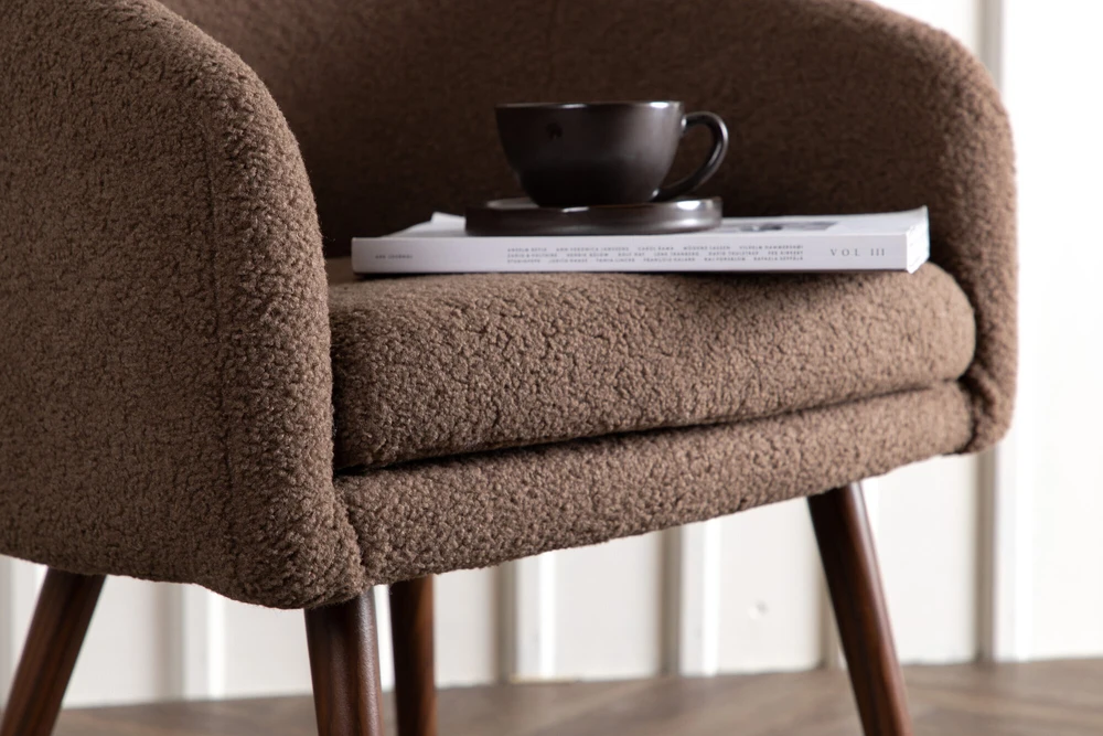 Venture Design Fotelis, Vanda Vienvietis Sofa, 63x75x68 cm, Ruda