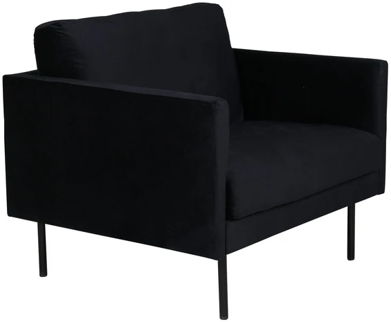 Venture Design Fotelis, Zoom, 84x80x95 cm, Juodas