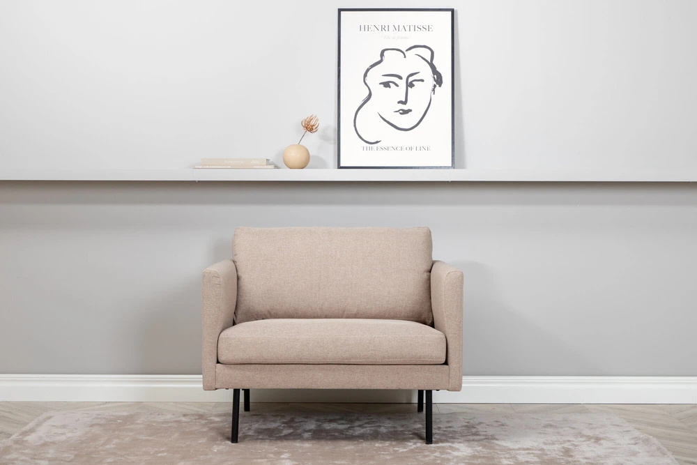 Venture Design Fotelis, Zoom, 84x80x95 cm, Bėžis