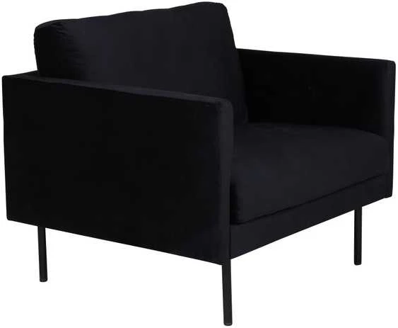 Venture Design Fotelis, Zoom, 84x80x95 cm, Juodas