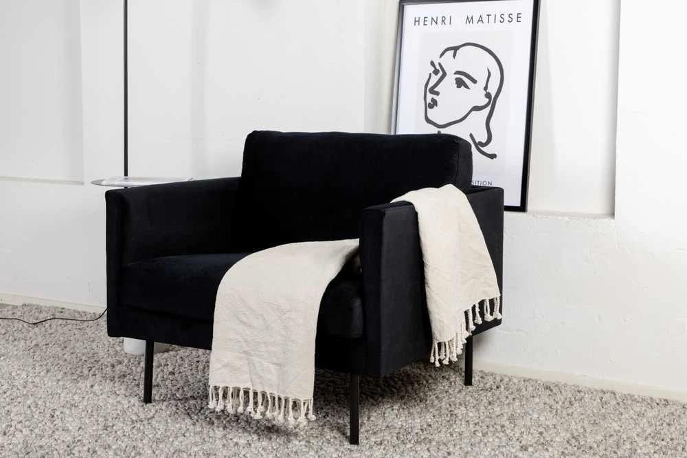 Venture Design Fotelis, Zoom, 84x80x95 cm, Juodas