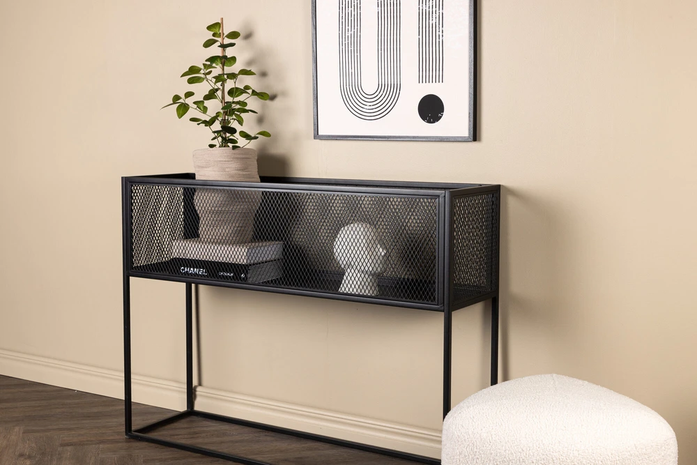 Venture Design Gėlių lentyna Netz juodas plienas
