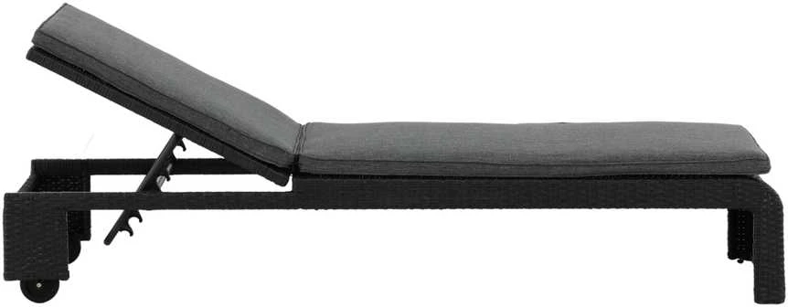 Venture Design Gultas, Londono saulės lova, 196x60 cm, Juoda