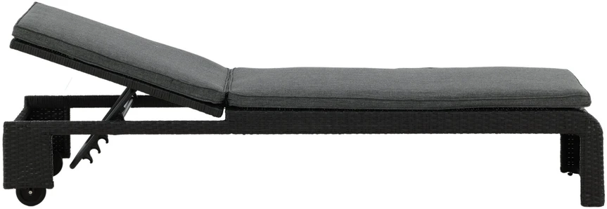 Venture Design Gultas, Londono saulės lova, 196x60 cm, Juoda